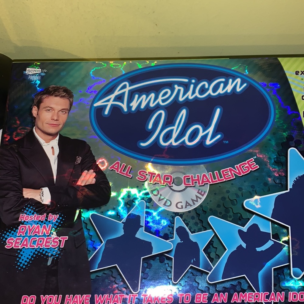 American idol vintage dvd board game. Played once so fun!